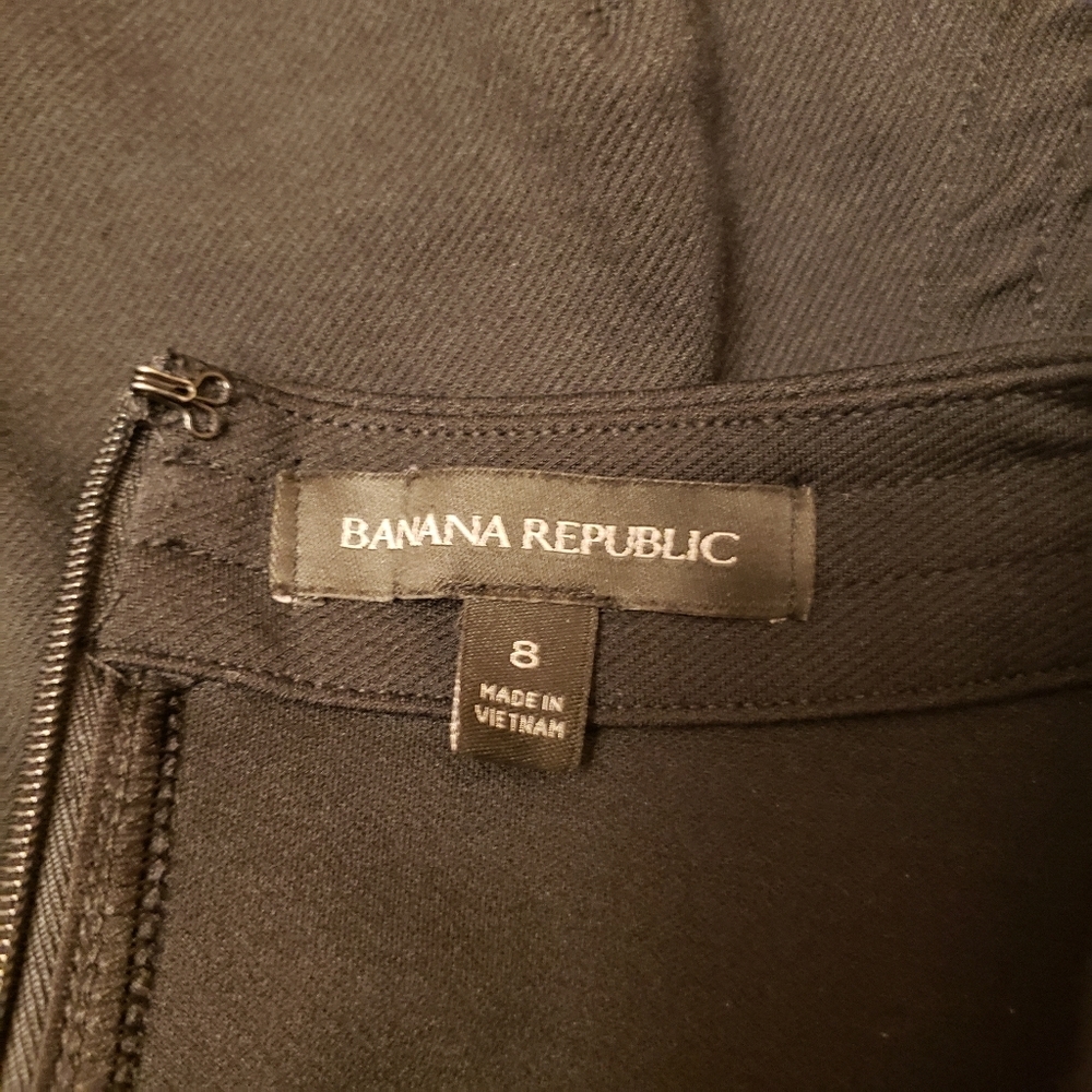 Banana Republic Black Career Sleeveless Dress Size 8 - Picture 6 of 13